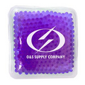 Square Purple Hot/ Cold Pack with Gel Beads